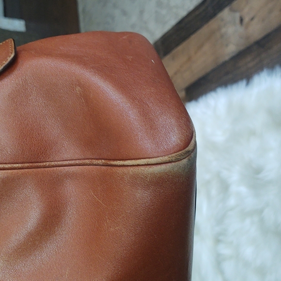 Coach Legacy Haley Leather Top Handle Satchel # 23574 in British Tan - Picture 10 of 17